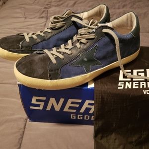 NWOT GOLDEN GOOSE DENIM SUPERSTARS!!!
